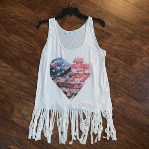Fringe Tank Top